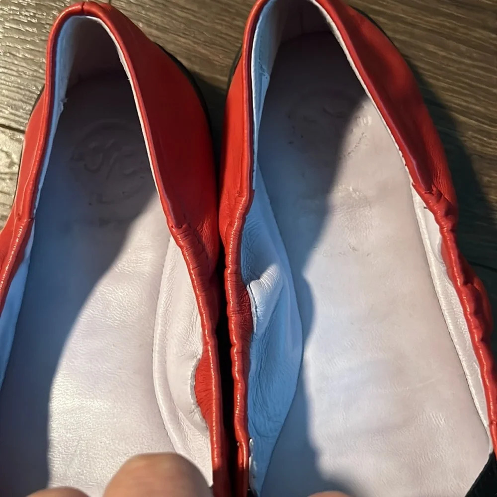 Johnston and Murphy leather sling front ballet flats. 6M - Picture 4 of 7